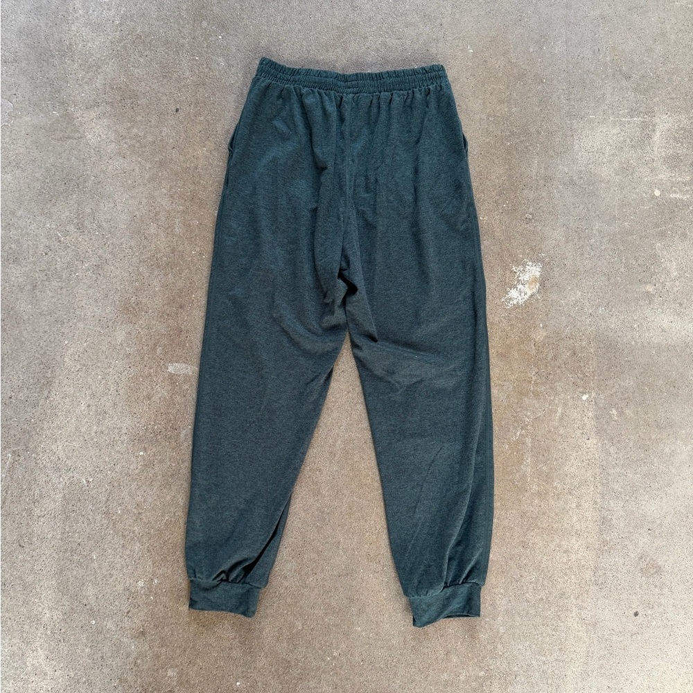 Quince Flowknit Boyfriend Joggers Heathered Green Size Small Athleisure Jogger - Picture 7 of 10